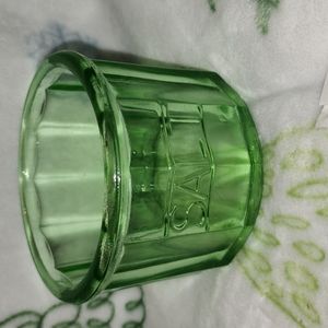 Green salt cellar without lid
